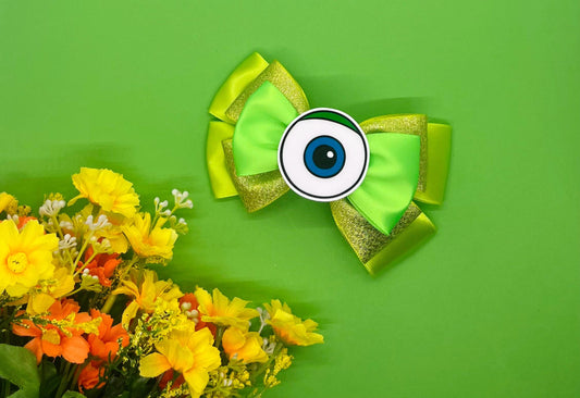 Monster Inspired Hair Bow