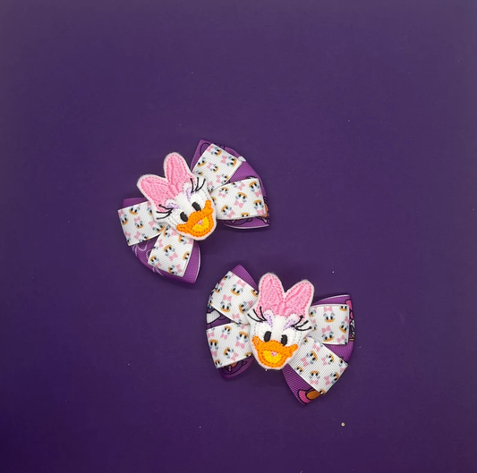 Mini Duck Inspired Hair Bow