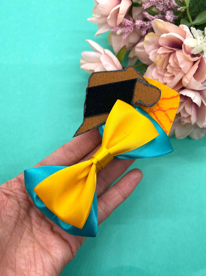 Platypus Inspired Hair Bow