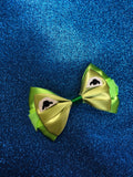 Frog Inspired Hair Bow