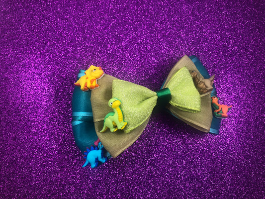 Dinosaur Inspired Bow