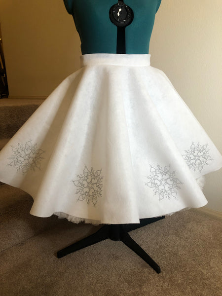Happy Snowman Inspired Skirt