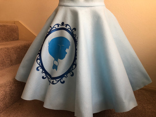 Pooh Bear Boy Inspired Skirt